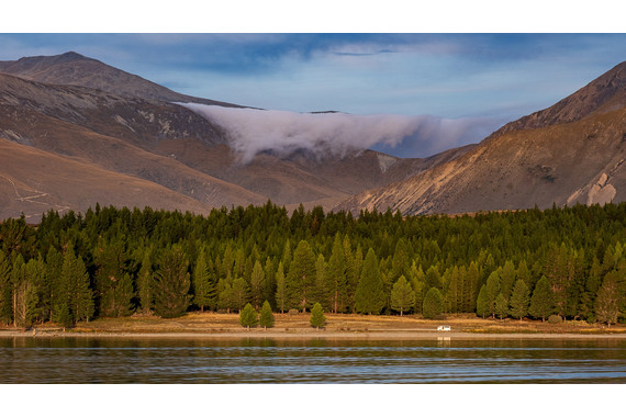 <p>1st - B Grade: Open Print - Rolling Clouds of Lake Tekapo <small>© Gayle Tout</small></p>
